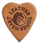 Timber Tones Leather Tones Heart Whisky Leather