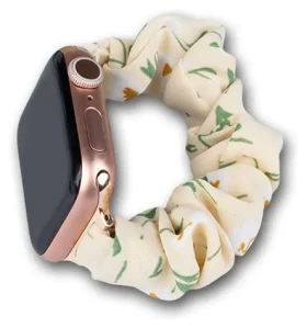 Hurtel Fabric Band žlutá pro Apple Watch 42/44/45 mm / Řemínek / Elastický / Textilní