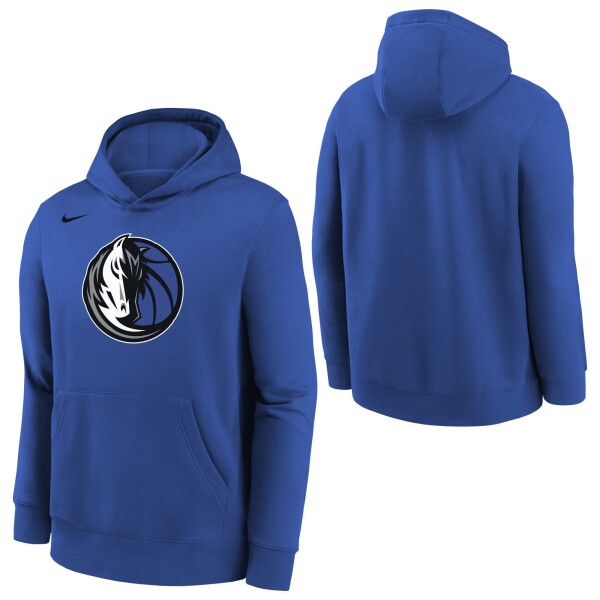 Nike Dětská mikina Dallas Mavericks NBA Fleece Essential Hoodie Modrá (YOUTH)