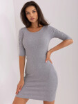 Dámské šaty EM SK HS 20 252.73 Šedá - FPrice šedá melange L/XL