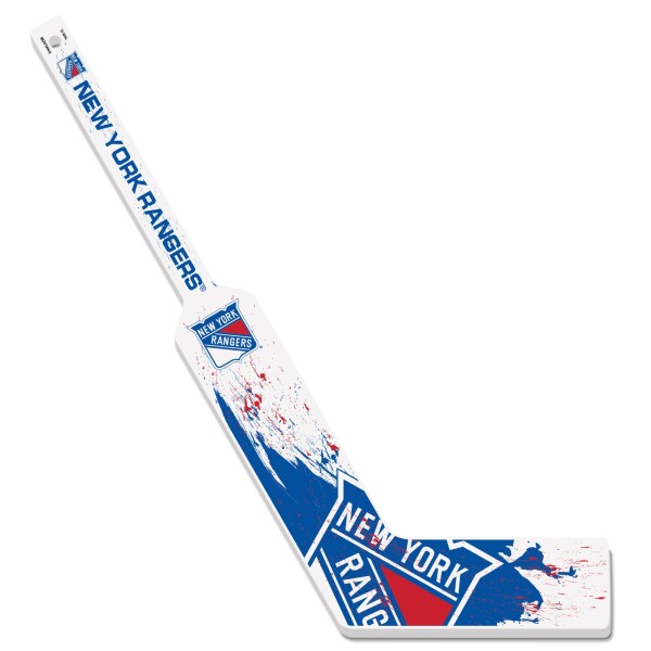 Mustang Brankářská minihokejka New York Rangers NHL Splatter