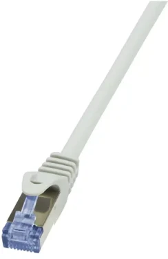 LogiLink PrimeLine šedá / Patch kabel / Cat6a S/FTP / RJ-45 / 0,5 m (CQ3022S)