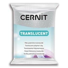 CERNIT TRANSLUCENT 56g stříbrná glitter