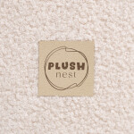 PLUSH NEST PLUSH NEST Suchý bazén kulatý Krémový beránek Ø 90 × 30 cm