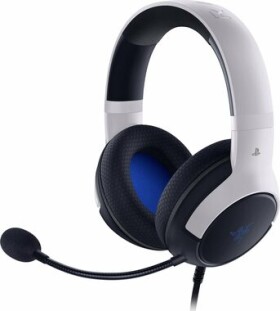 Razer Kaira X pro PlayStation bílá / Herní sluchátka s mikrofonem / 3.5mm jack / 1.3m (RZ04-03970700-R3G1)