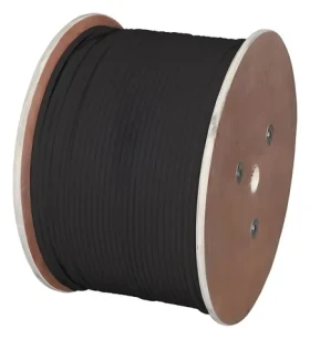 ALANTEC F/UTP cat.6 kabel 305 m černý / Síťový kabel / venkovní / PE plášť / 23 AWG (KIF6OUTZ305)