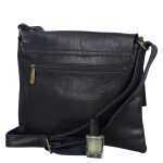 Trendy dámská koženková crossbody kabelka Mitta, modrá