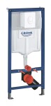 GROHE - Rapid SL Předstěnová instalace s nádržkou pro závěsné WC, tlačítko Skate Air, alpská bílá 38839000