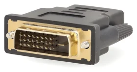 Nedis adaptér DVI-D 24+1 (M) - HDMI (F) antracitová / Adaptér / Pozlacené kontakty / Přímý (CVBW34912AT)