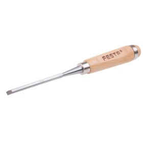 FESTA 19490 Dláto 6mm, CrV, dřevěná rukojeť
