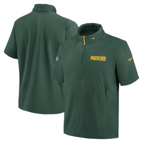 Nike Pánská bunda Green Bay Packers NFL 2024 Sideline Lightweight Coach Velikost: XL