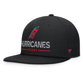 Fanatics Pánská kšiltovka Carolina Hurricanes NHL Authentic Pro A/Cap Flat Brim Square Visor Structured Adjustable