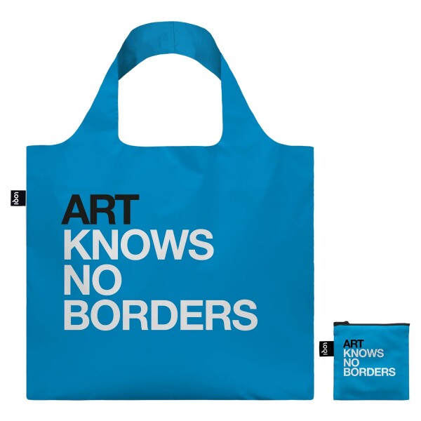Skládací nákupní taška LOQI SIDE EFFECTS Art Knows No Borders