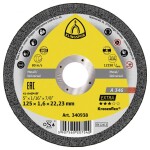 Klingspor A 346 Extra 340938 řezný kotouč rovný 125 mm 25 ks nerezová ocel, ocel