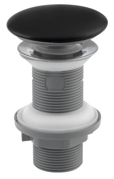ISVEA - Umyvadlová výpust 5/4“, click-clack, keramická zátka, 20-70, černá mat 38TP0163I