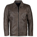 Pánská Kožená Bunda Jasper Brown Cracker Brixton Hnědá Velikost: 7XL