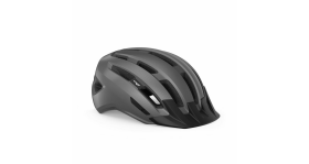 Cyklistická helma MET Downtown MIPS šedá lesklá