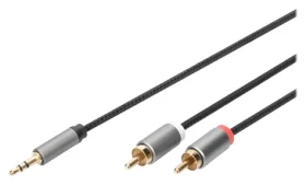 Digitus Audio adaptér Stereo 3,5 mm Jack - RCA / Redukce (DB-510330-010-S)