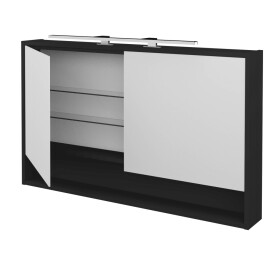 Dřevojas - Dvoudveřová galerka FOCUS GA2OE 120 - N03 Graphite 284640
