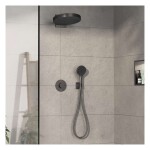 HANSGROHE - ShowerSelect Comfort Termostatická baterie pod omítku, pro 2 spotřebiče, kartáčovaný černý chrom 15556340