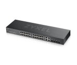 Zyxel GS1920-24V2 28-port Gigabit WebManaged Switch, 24x gigabit RJ45, 4x gigabit RJ45/SFP, fanless EDF_311688