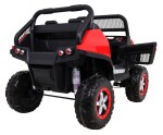 Mamido Dětské elektrické auto Buggy 4x4 Mercedes-Benz Unimog červené