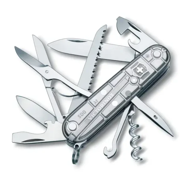 VICTORINOX Kapesní nůž Huntsman SilverTech v blistru (1.3713.T7B1)