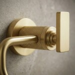 REA - Držák na toaletní papír 81305 Rivo Brush Gold REA-98059