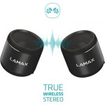 LAMAX Sphere2 Mini černá / bluetooth reproduktor / 5W / 400 mAh / Bluetooth 5.1 / nabíjení USB-C (LXWSMSPR2MCBA)