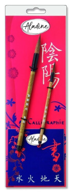 Kaligrafické štětce Aladine na čínskou kaligrafii 2 ks