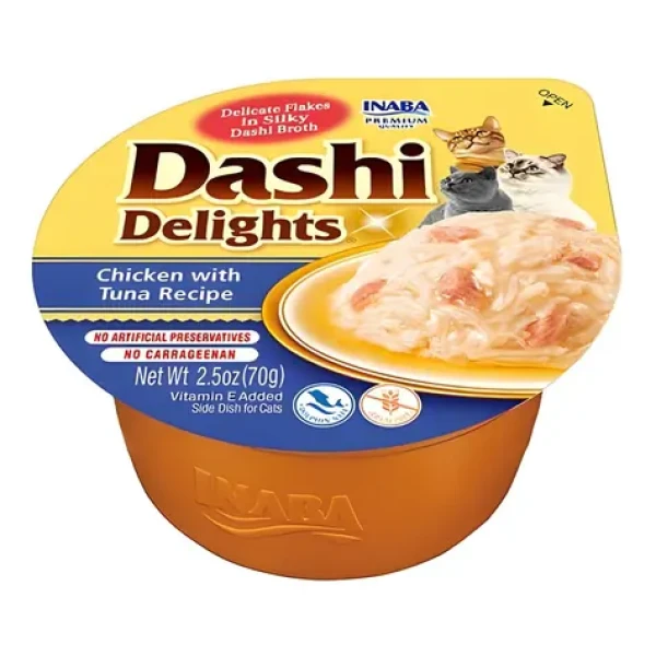 Churu Dashi Delights vanička kuře s tuňákem 70 g / Vanička pro kočky