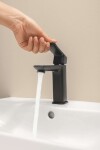 GROHE - Dice Umyvadlová baterie s výpustí Push-Open, matná černá 1018332430