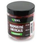 Nikl Rozpustné Criticals boilie Strawberry 250ml - 24mm,Nikl Rozpustné Criticals boilie Strawberry 250ml - 24mm