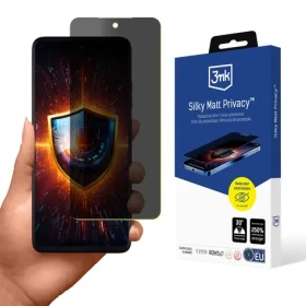 3mk Silky Matt Privacy fólie pro Motorola Moto G57 Power / Ochranná fólie / Privacy / Matná