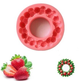 Dortisimo Silikonová forma Jahodový věnec 14,5 cm