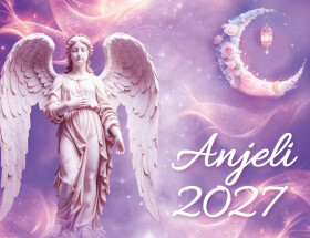 Kalendář Anjeli 2027 - stolní - Jitka Saniová