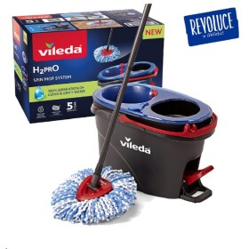 VILEDA H2prO systém rotačního třásňového mopu - čistá voda při každém oplachu