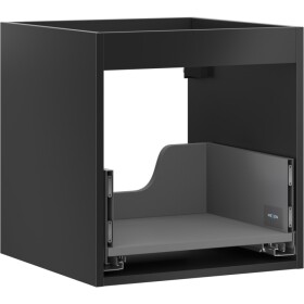 MEXEN - Box-A skříňka pro umyvadlo 45, 1 šuplík, černá mat 91AX0-0450-470-1-71
