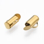 Nerezové zakončovací trubičky - 8 x 6 mm - různé varianty - 1 ks Barva: Platinová