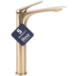 REA - Umyvadlová vysoká baterie AVALON brush gold vysoká REA-B2705