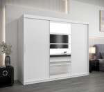 Šatní skříň Abi Ro1 Barva korpusu: Dub Sonoma, Rozměry: 150 cm, Dveře: Bílá