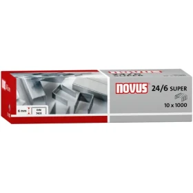 Novus Spony do sešívačky 24/6 DIN Super / Spony do sešívačky / 6 mm / 10 000 ks (60-HK24/610000)