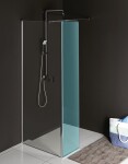 POLYSAN - MODULAR SHOWER stěna k instalaci na zeď, pro připojení pevného panelu, 1000 MS2A-100