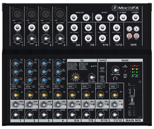 Mackie Mix12FX (rozbalené)
