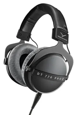 Rozbaleno - Beyerdynamic DT 770 Pro X 48 Ohm černá / Uzavřená studiová sluchátka / 3.5mm jack / přes hlavu / rozbaleno (43000271.rozbaleno)