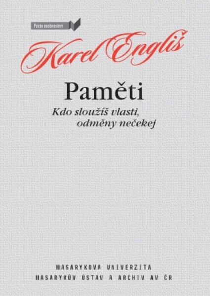 Paměti - Karel Engliš, Martin Hlaváč, Pavel Lhota, František Plhoň - e-kniha