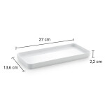 Gedy - SEVENTY miska na postavení, bílá 630622