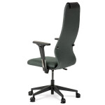 Kancelářské křeslo, potah šedá látka a ekokůže, houpací mechanismus,2D područky
