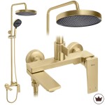REA - Sprchový set Prime Brush Gold REA-P7624