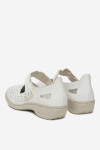 Polobotky Rieker 41399-80 Přírodní kůže (useň) - Lícová